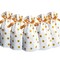 24 Pieces Treat Bags Party Favor Bags Gold Plastic Drawstring Candy Goodies Food Storage Bags Gift Wrapping Package